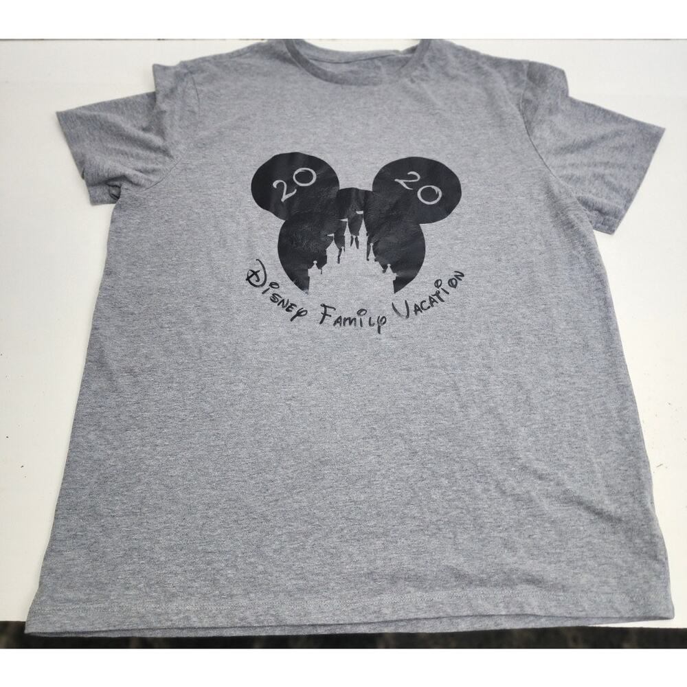 Goodfellow & Co Disney 2020 Family Vacation Gray Short Sleeve Tee Men's Size L
